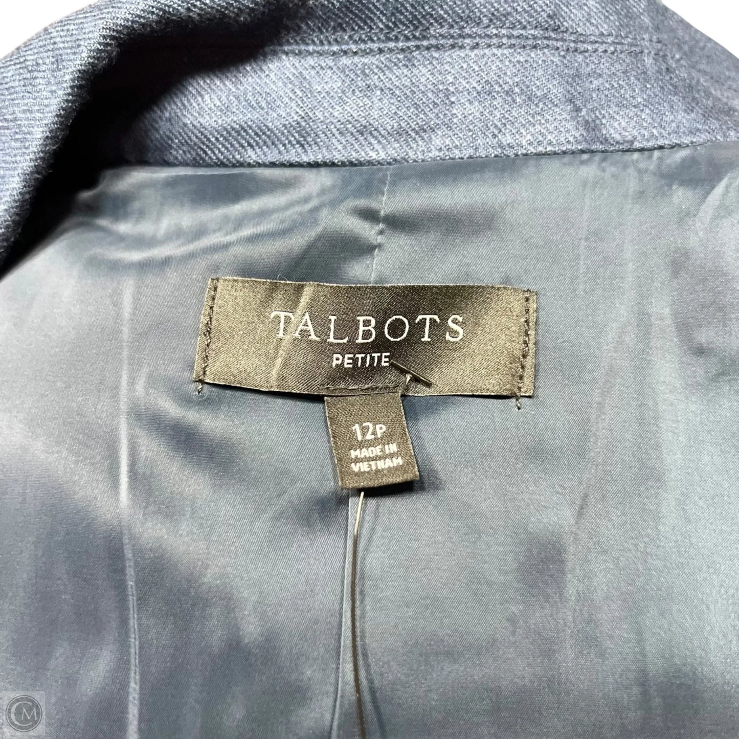 Vest Other By Talbots In Blue, Size: L