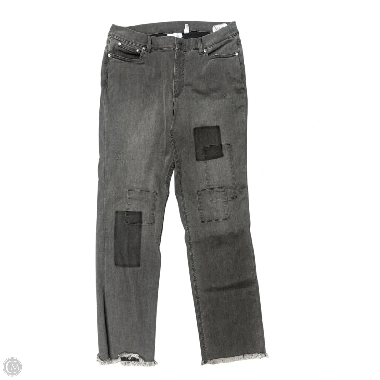 Jeans Jeggings In Grey Denim, Size: 12