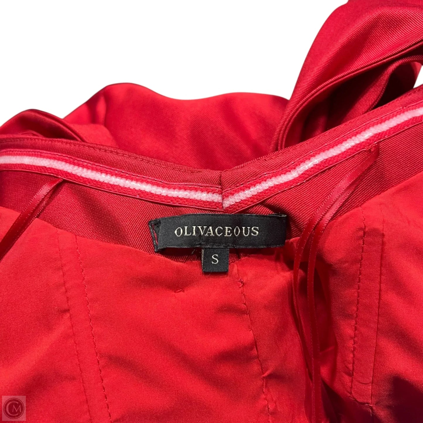 Top Sleeveless By Olivaceous In Red, Size: S