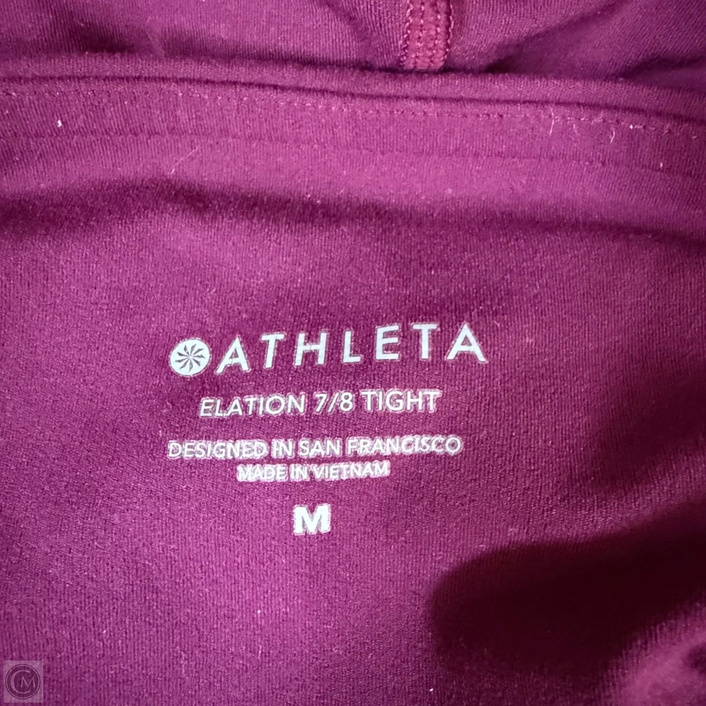 Athletic Leggings By Athleta In Pink, Size: M