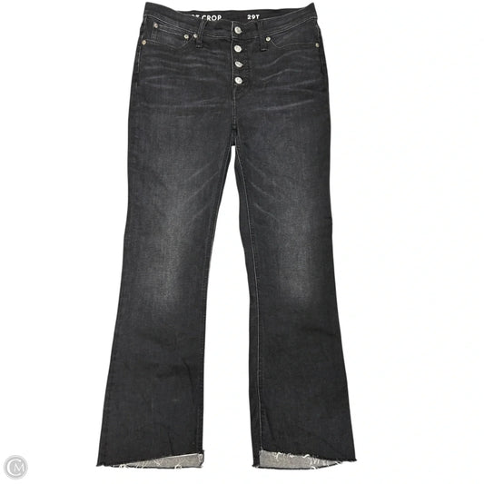 Jeans Boot Cut By J. Crew In Black Denim, Size: 8