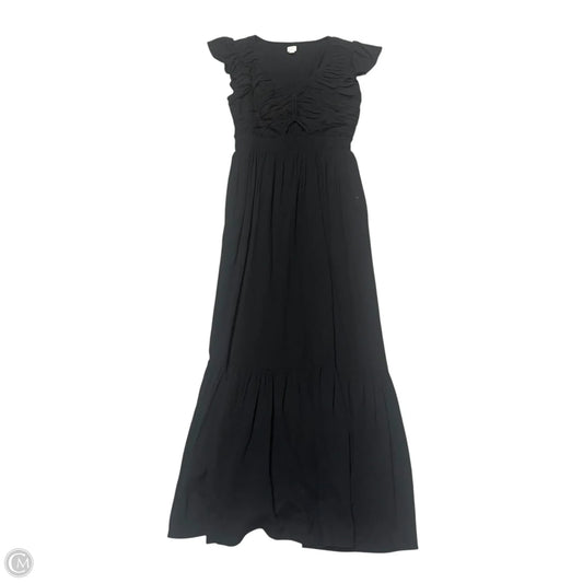 Dress Casual Maxi By Loft In Black, Size: Xs