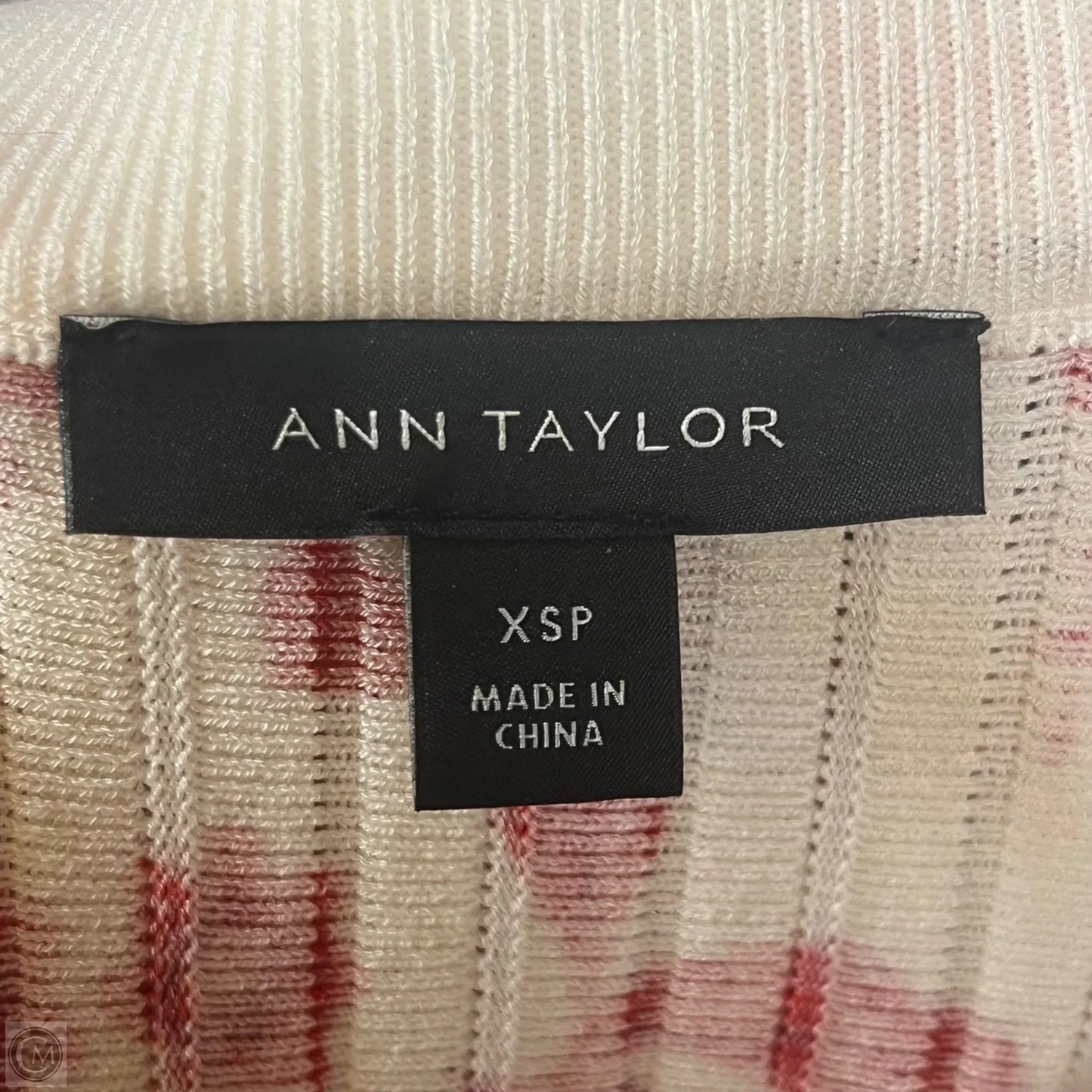 Skirt Maxi By Ann Taylor In Cream & Red, Size: 0