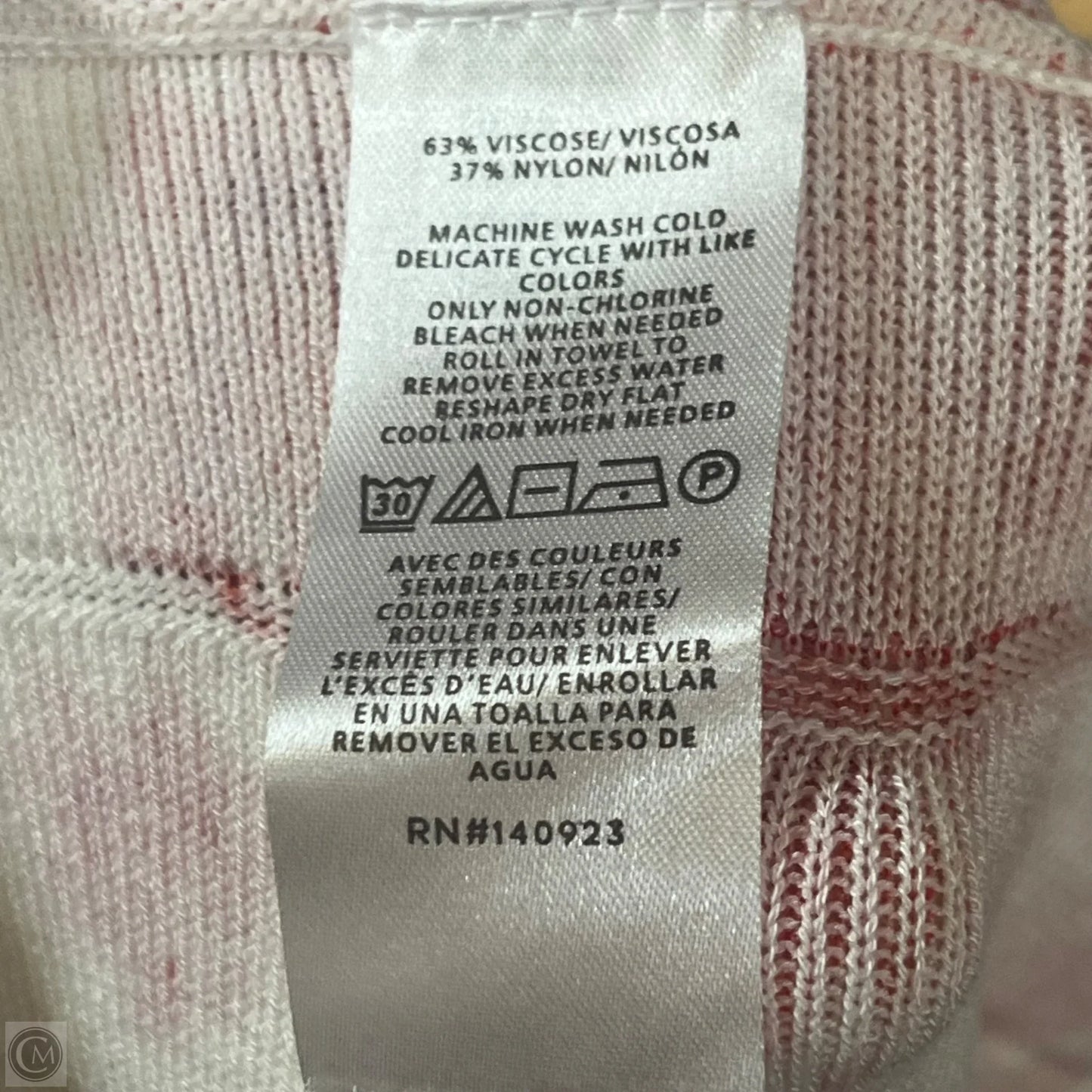 Skirt Maxi By Ann Taylor In Cream & Red, Size: 0