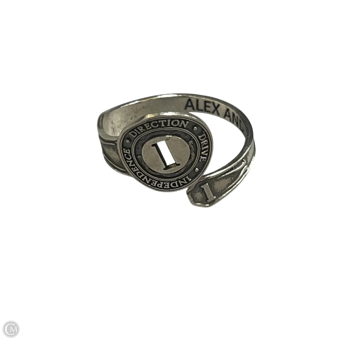 Ring Sterling Silver By Alex And Ani, Size:8