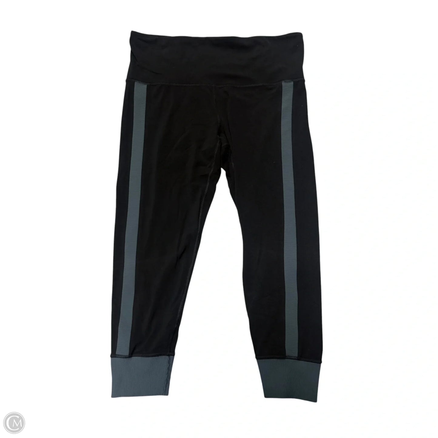 Athletic Leggings Capris By Athleta In Black & Blue, Size: 1x