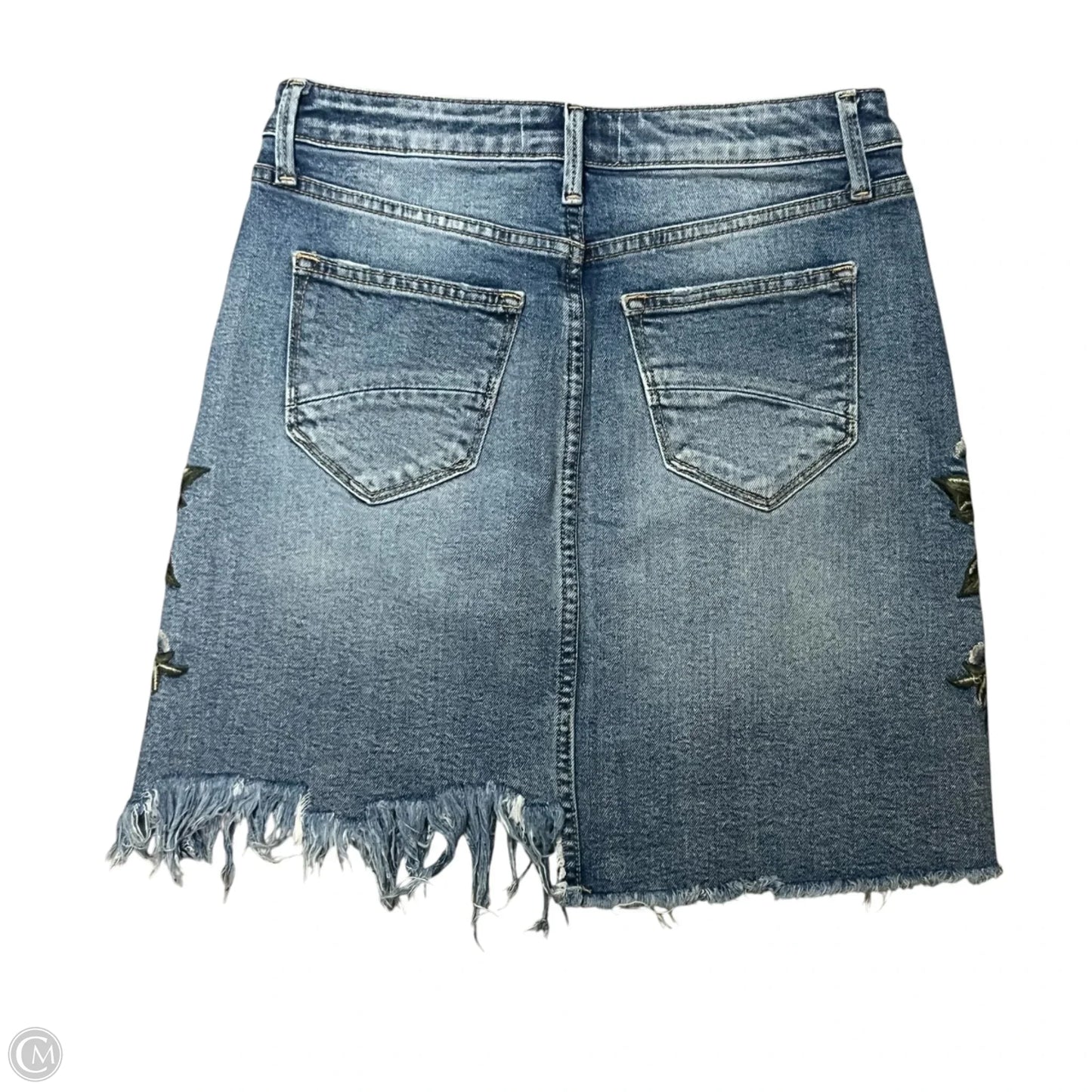 Skirt Mini & Short By Driftwood In Blue Denim, Size: 2