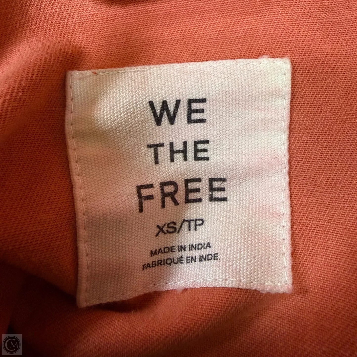 Jacket Denim By We The Free In Orange Denim, Size: Xs