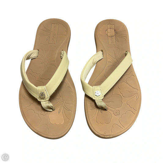Sandals Flats By Tommy Bahama In Tan, Size: 10