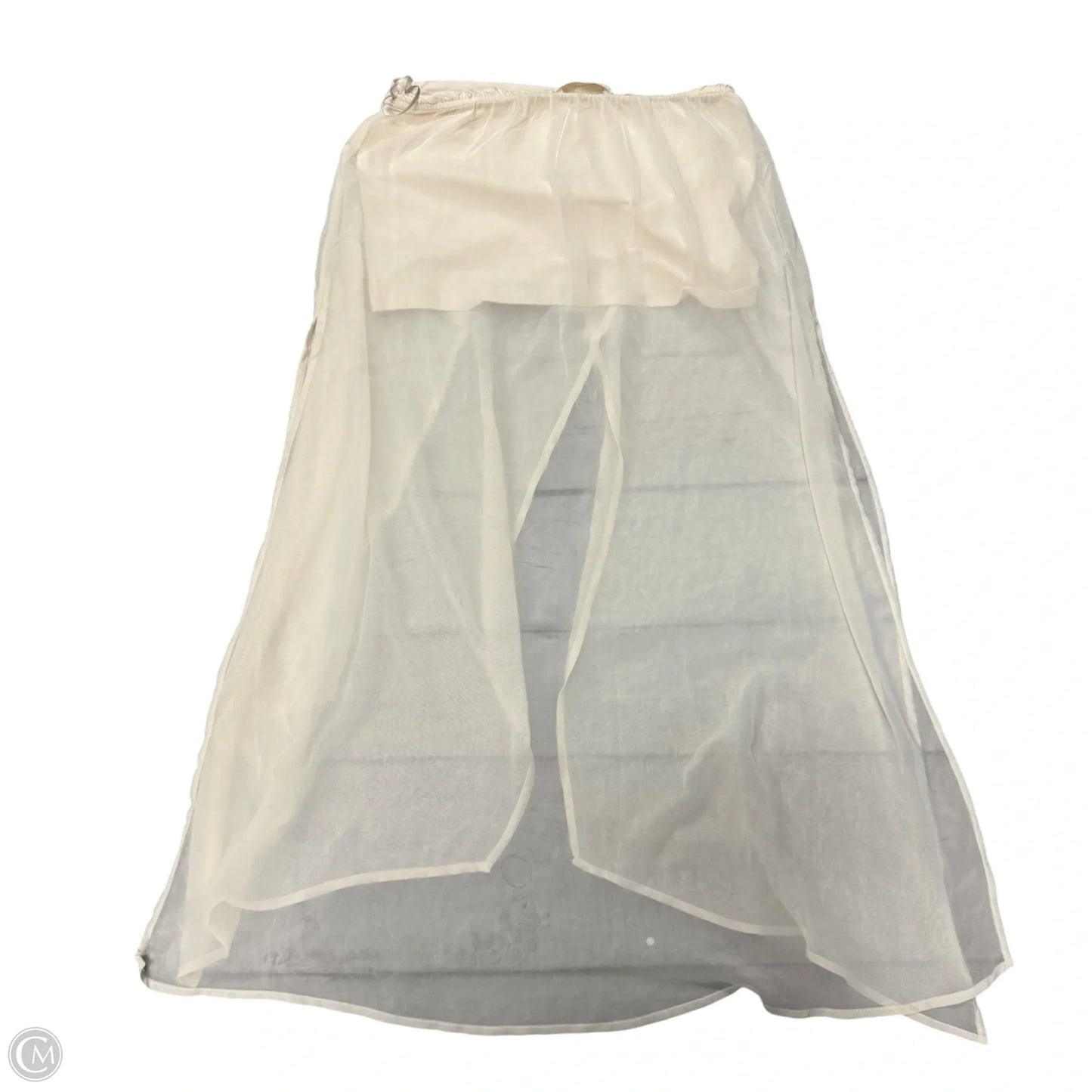 Skirt Maxi By Anthropologie In Cream, Size: 0