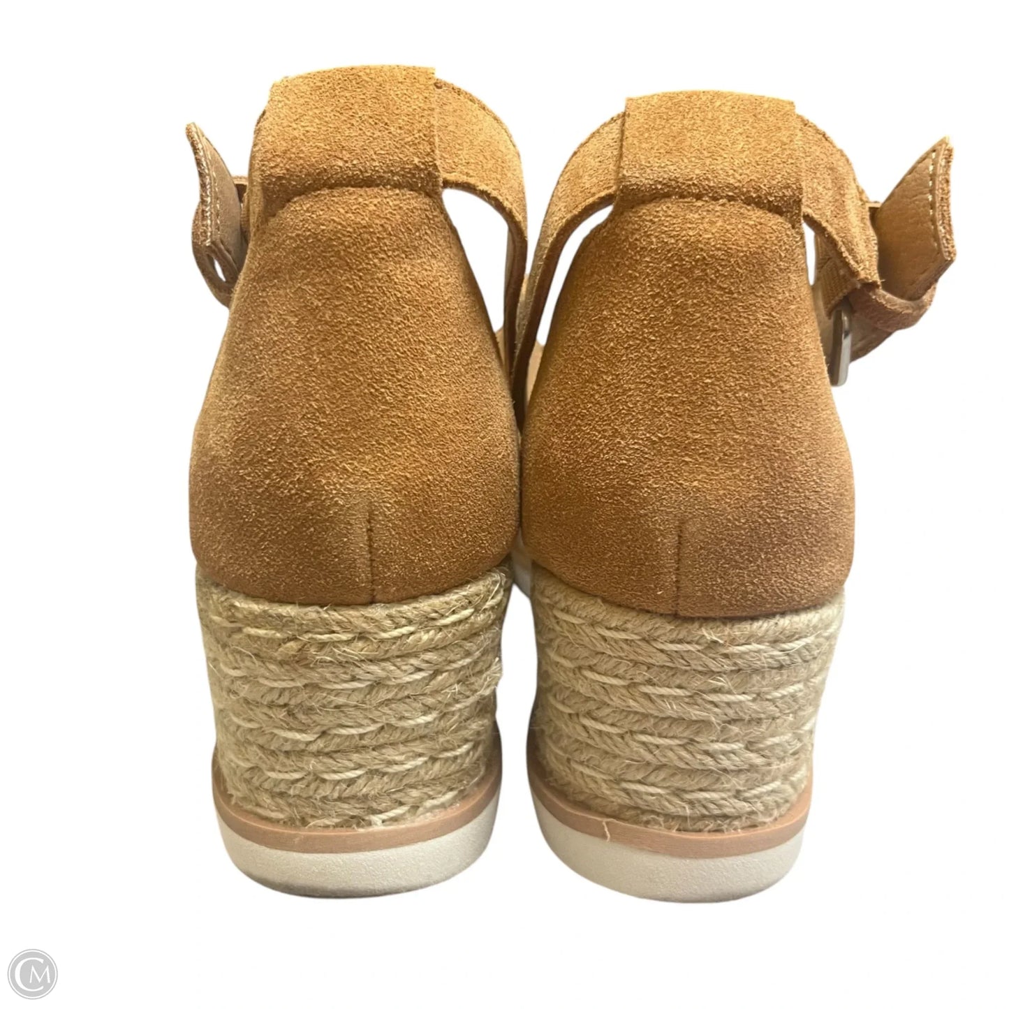 Sandals Heels Wedge By Dolce Vita In Tan, Size: 6.5