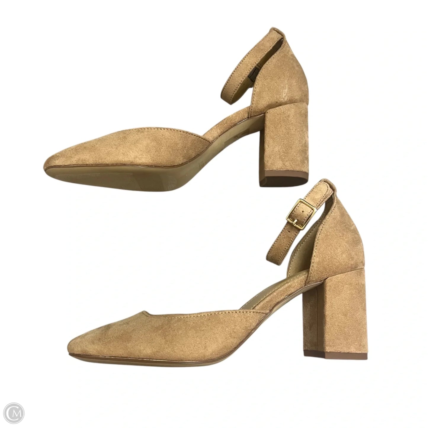 Shoes Heels Block By J. Crew In Tan, Size: 6