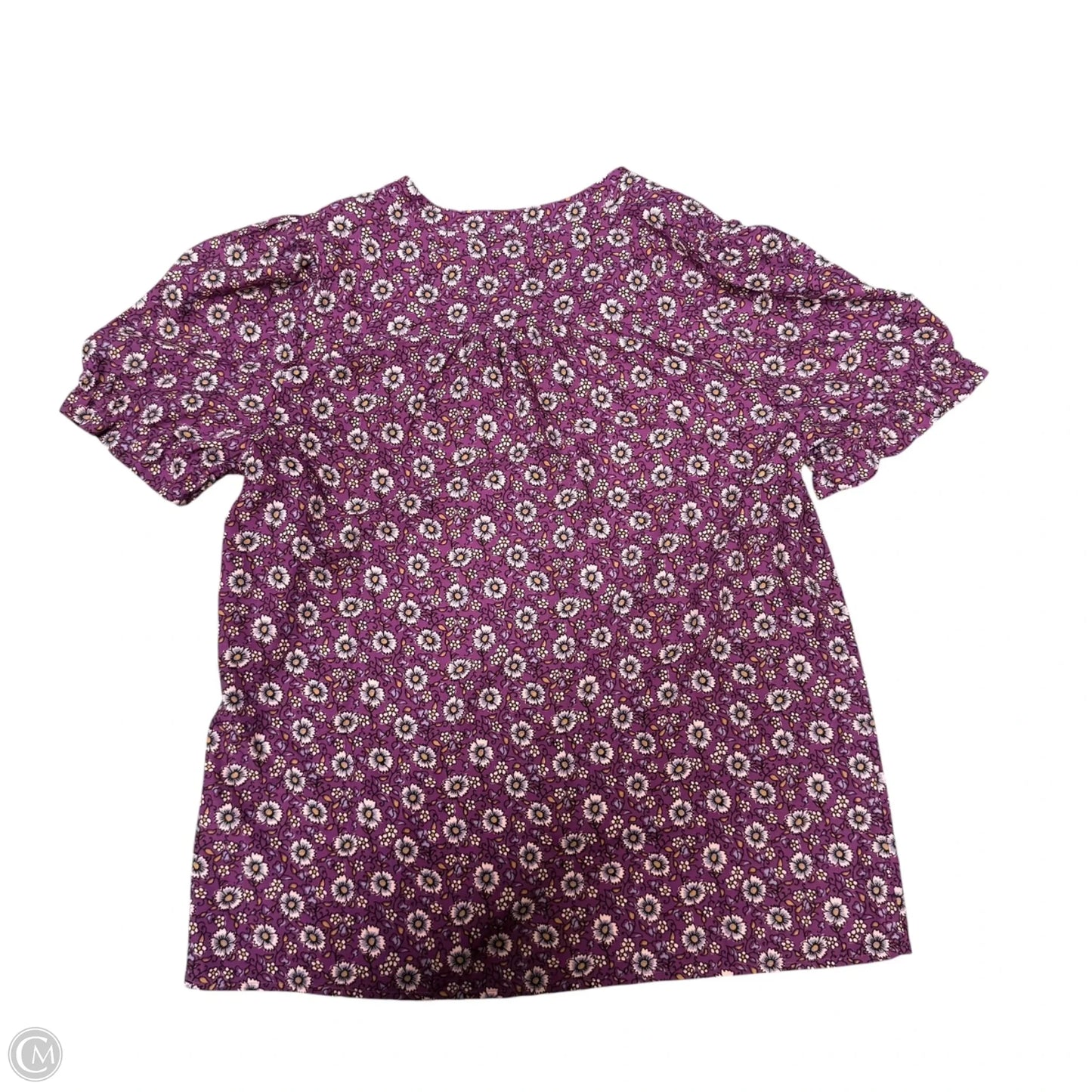 Top Short Sleeve By J. Crew In Purple, Size: S