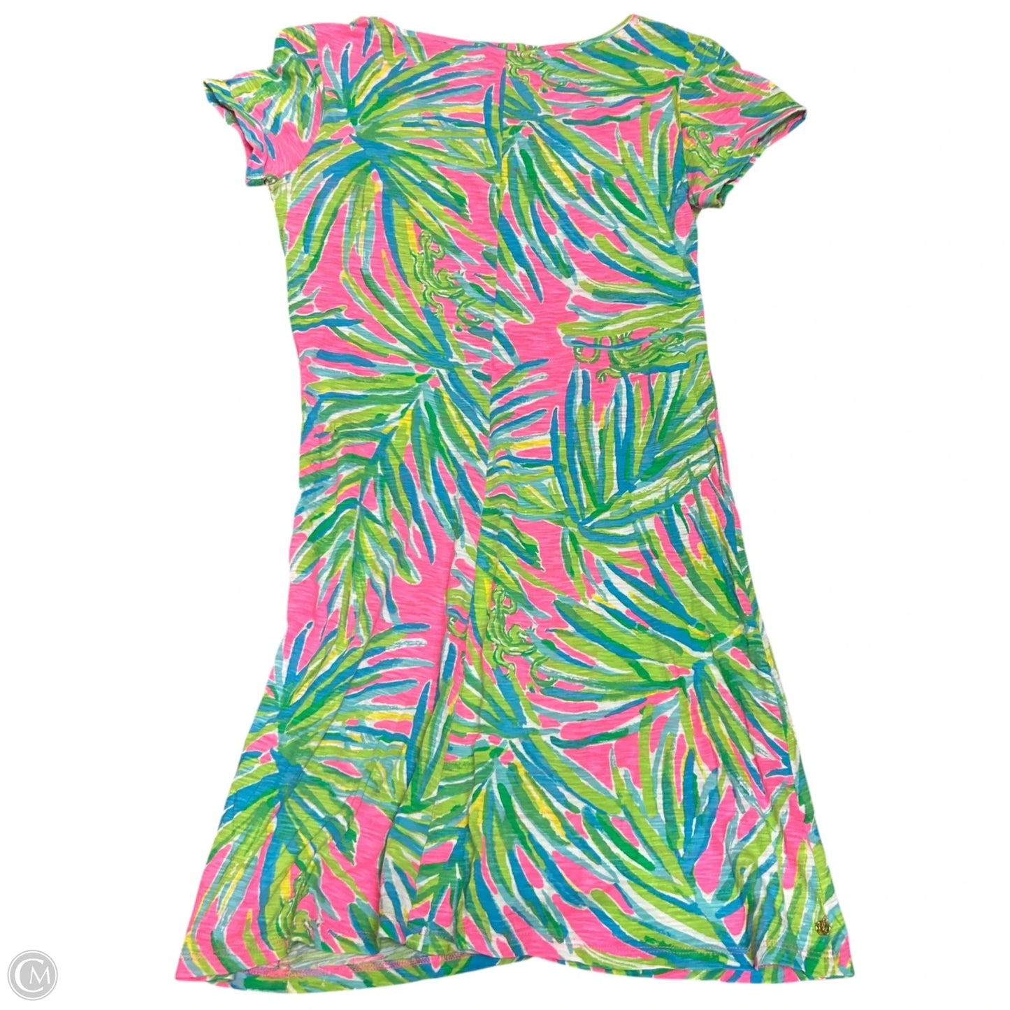 Dress Designer By Lilly Pulitzer In Green & Pink, Size: Xs