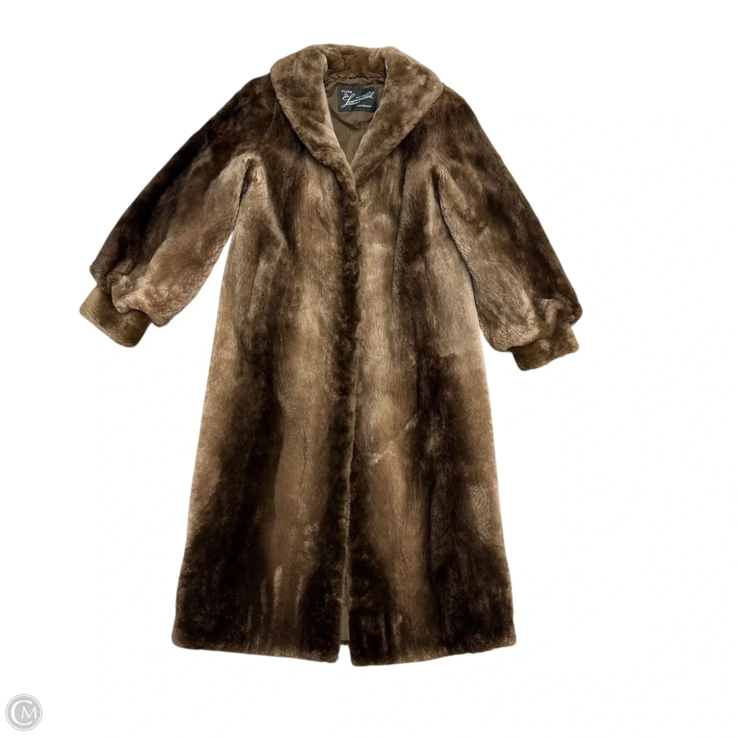Coat Fur by Lowenthal In Brown, Size: S