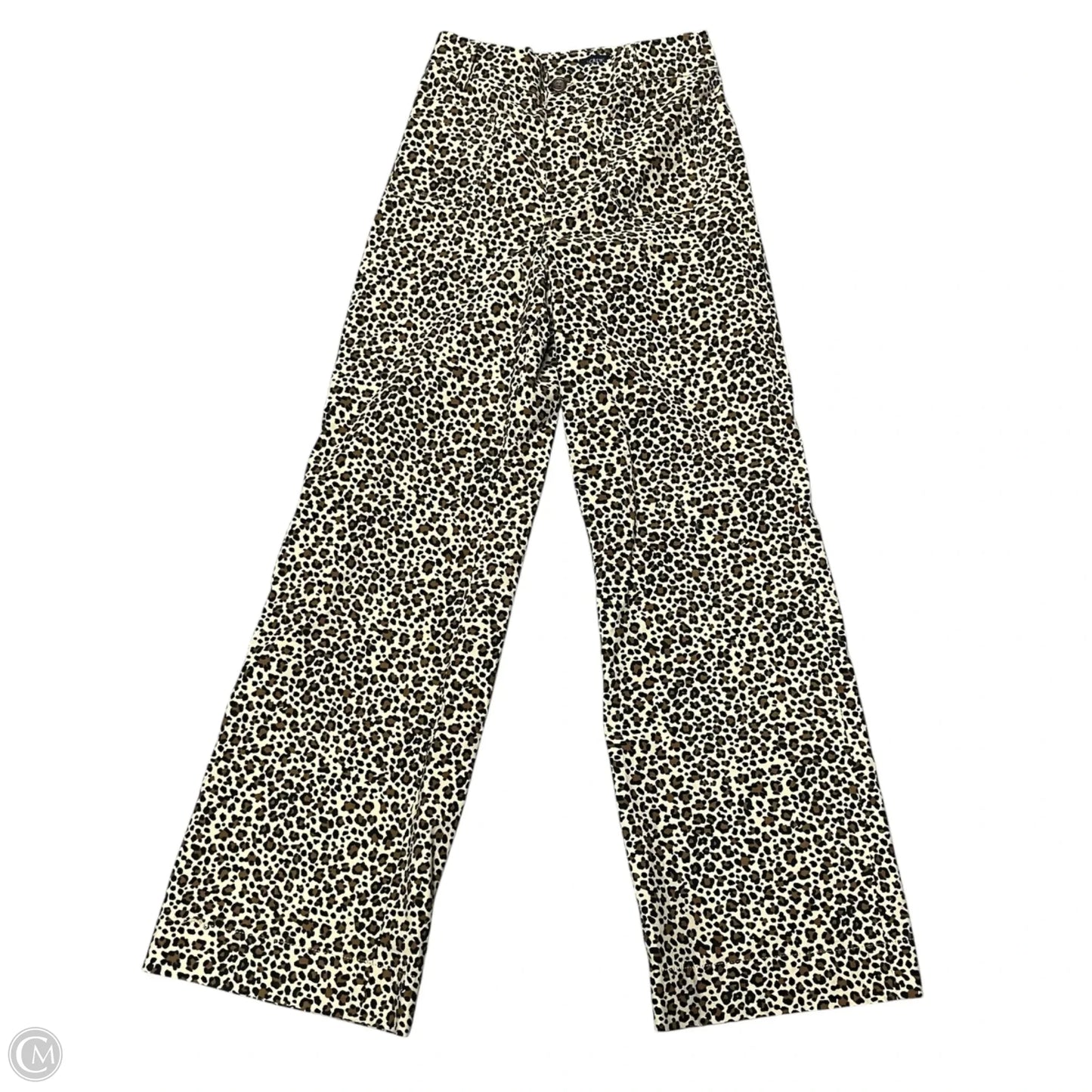 Pants Wide Leg By J. Crew In Leopard Print, Size: 4
