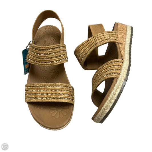 Sandals Heels Platform By Skechers In Tan, Size: 6