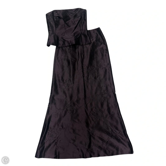 Skirt Set 2pc By Ann Taylor In Purple, Size: Xs