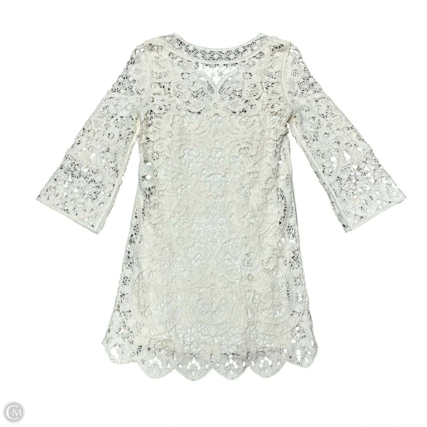 Dress Casual Short By Bcbgmaxazria In Cream, Size: Xs