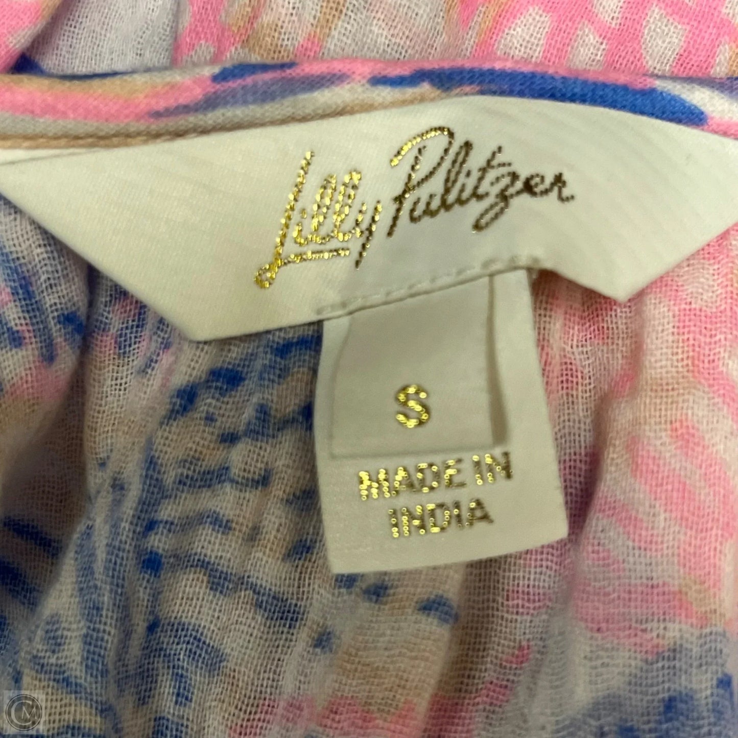 Dress Designer By Lilly Pulitzer In Blue & Pink, Size: S