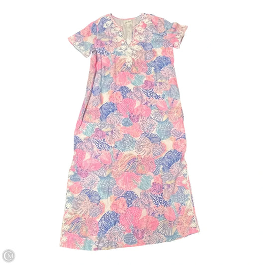 Dress Designer By Lilly Pulitzer In Blue & Pink, Size: Xl