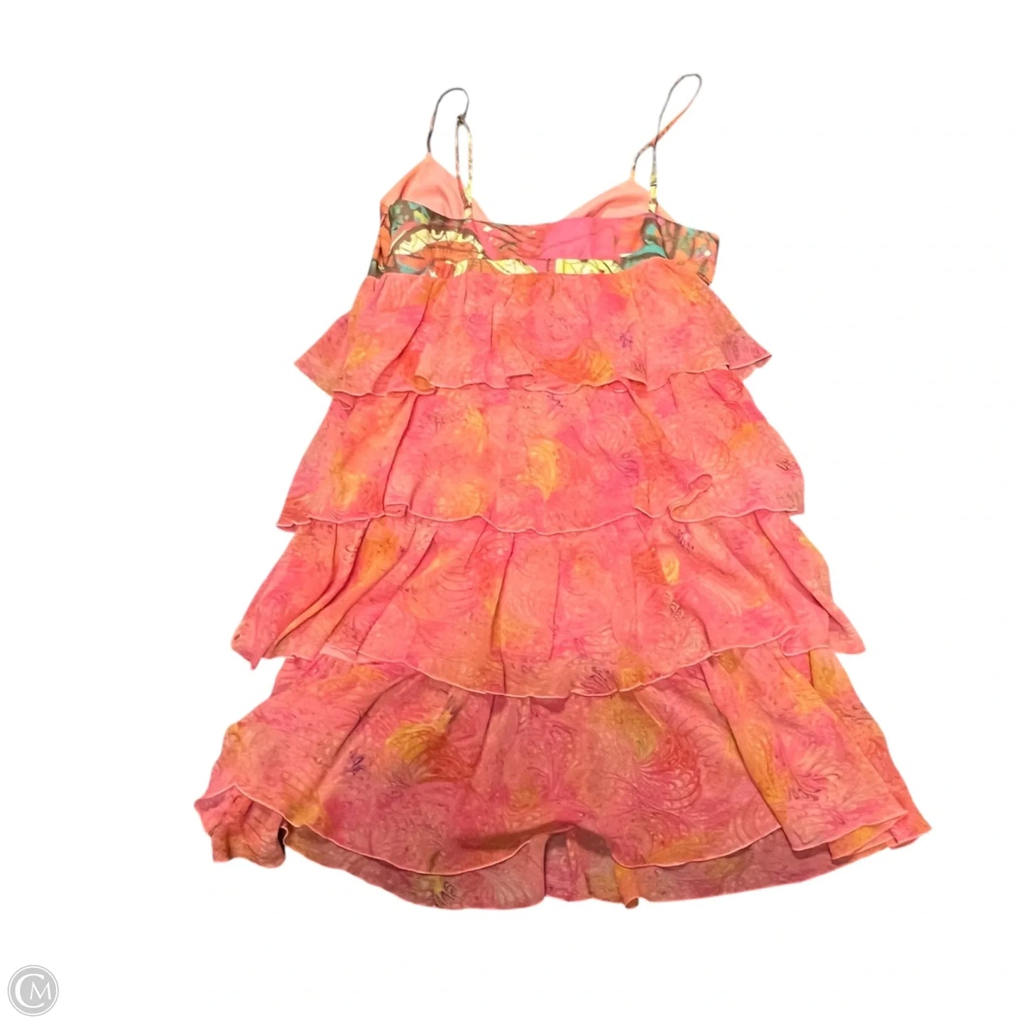 Dress Casual Short By Trina Turk In Coral, Size: S