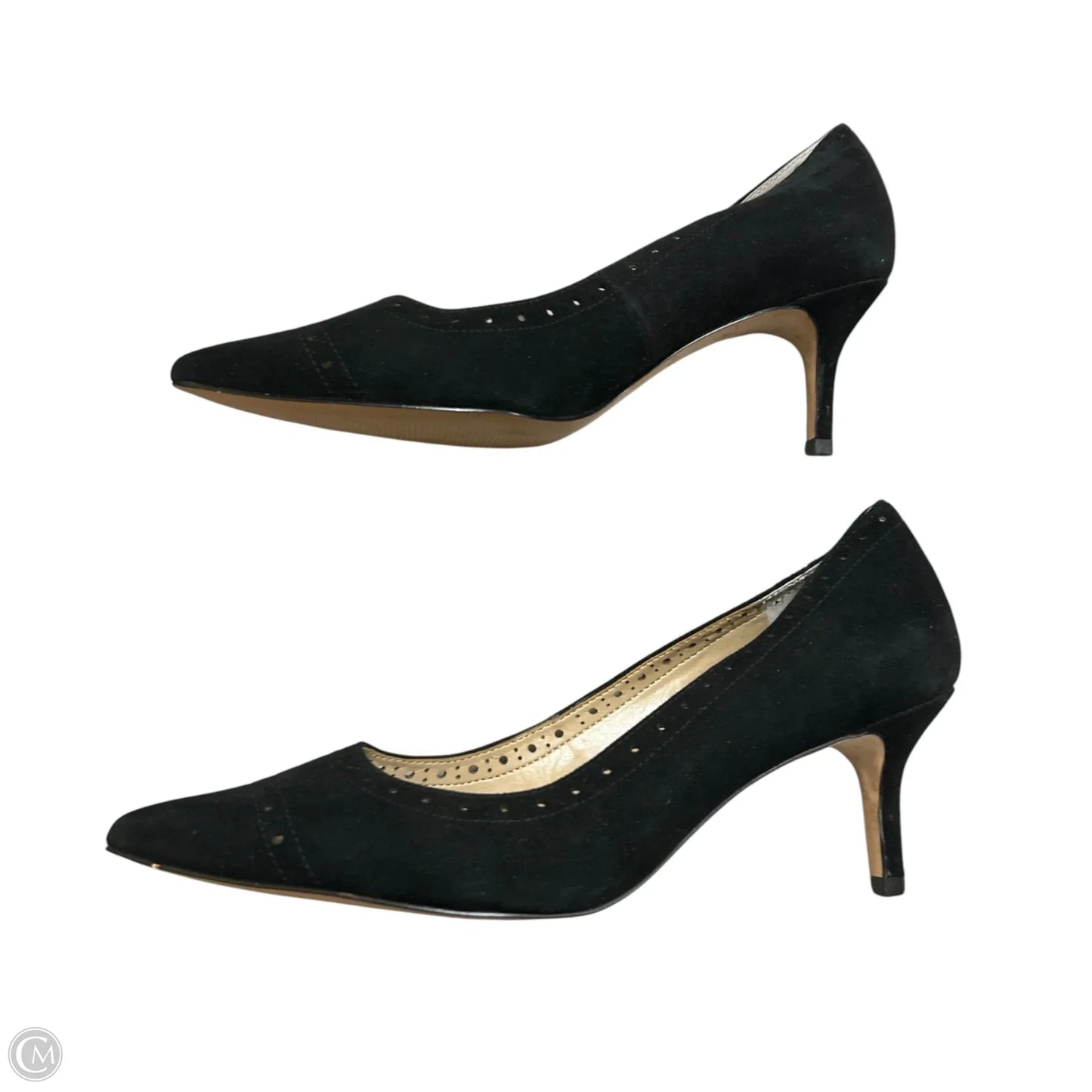 Shoes Heels Kitten By Ann Taylor In Black, Size: 8