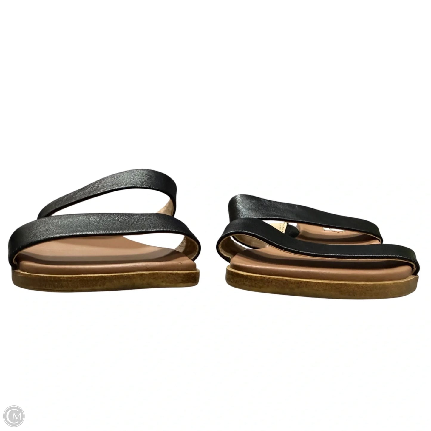 Sandals Flats By Steve Madden In Black, Size: 9.5