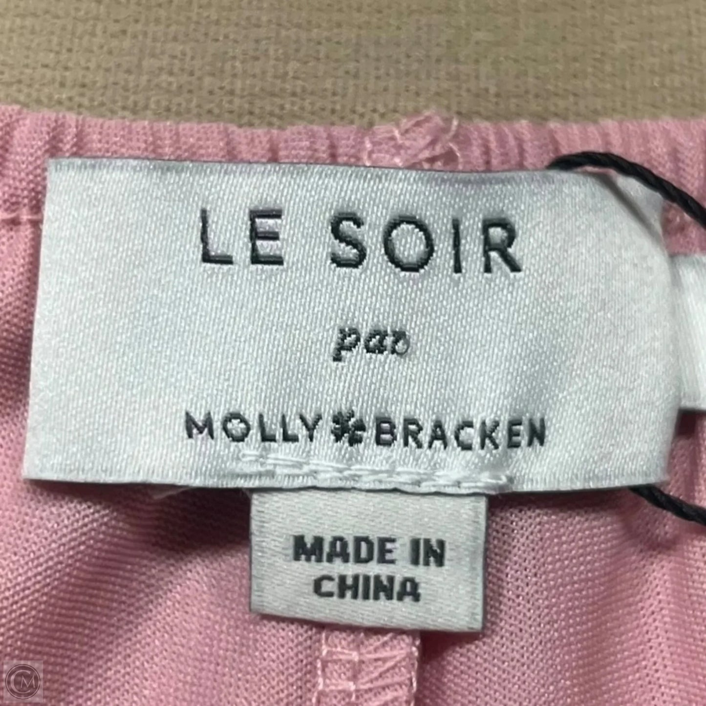 Skirt Maxi By Molly Bracken In Gold & Pink, Size: 8