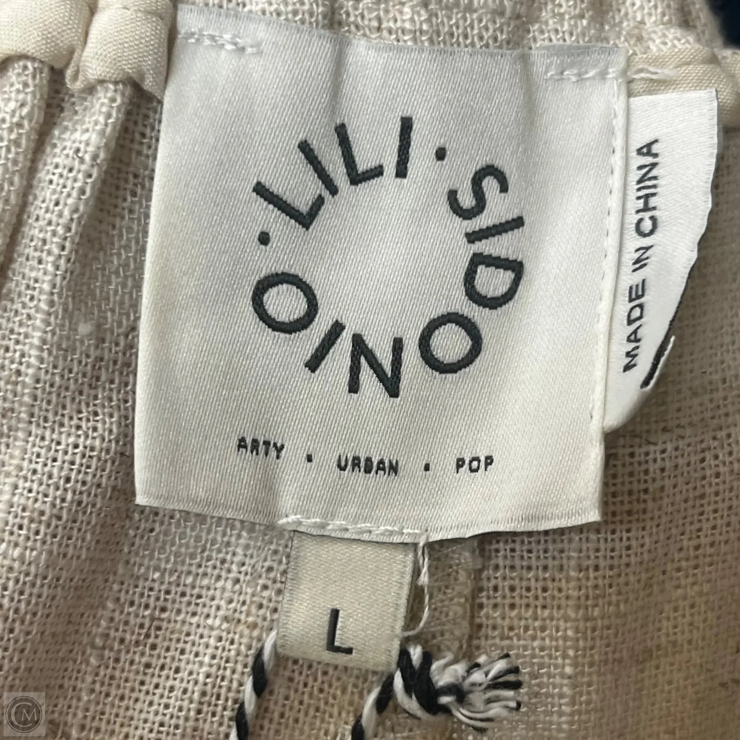 Shorts Set By Lili Sidonio In Tan, Size: L