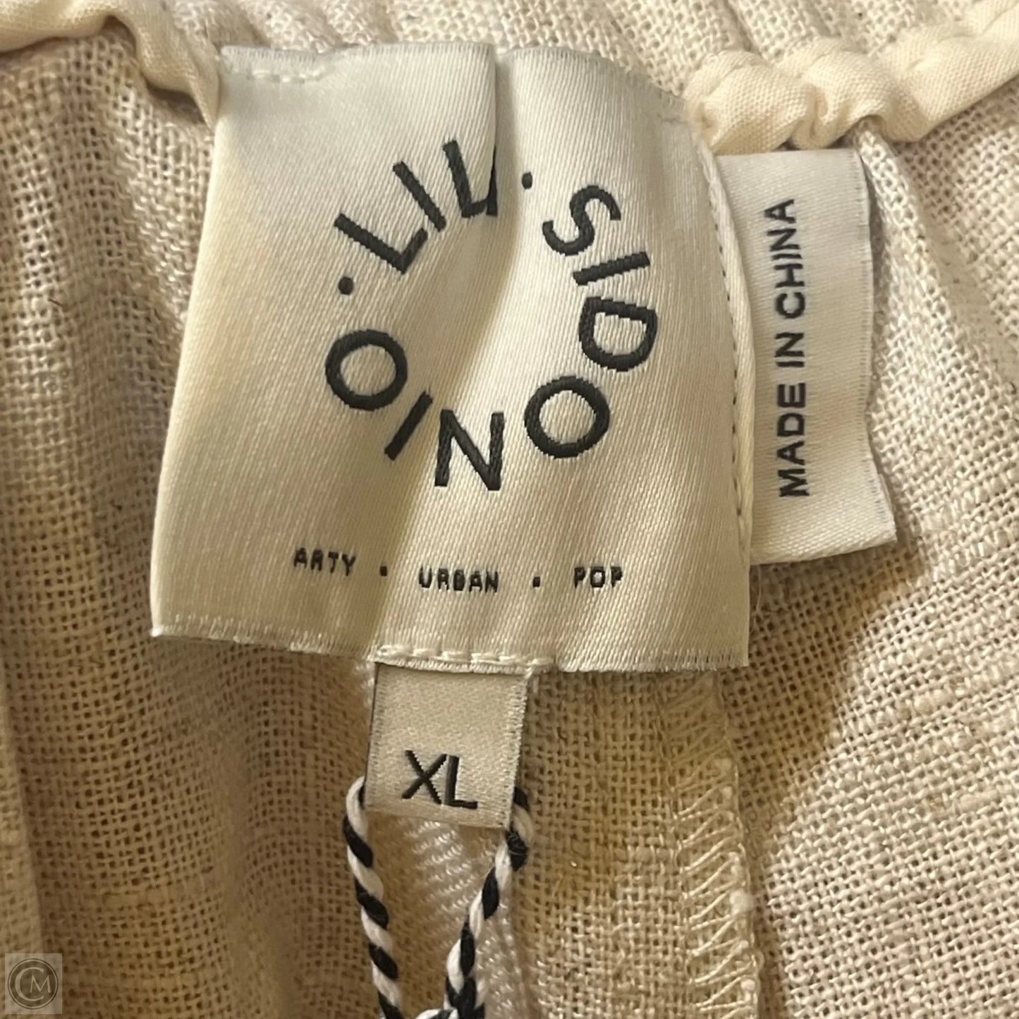Shorts Set By Lili Sidonio In Tan, Size: Xl