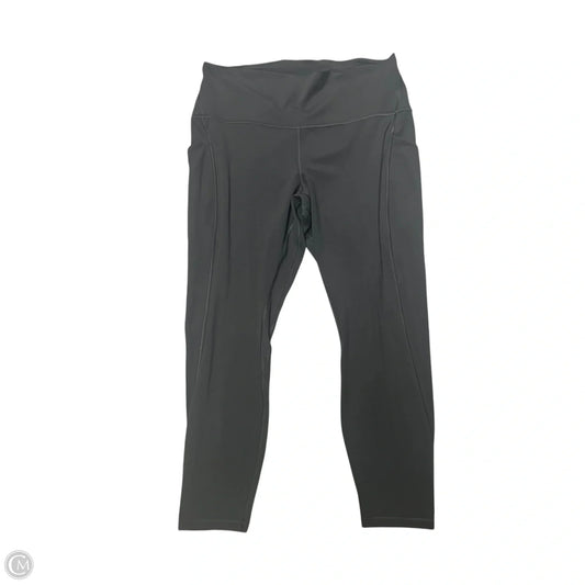 Athletic Leggings By Lululemon In Grey, Size: 16