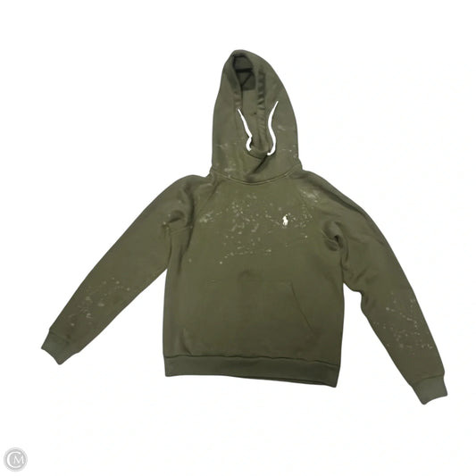 Sweatshirt Hoodie By Polo Ralph Lauren In Green, Size: S