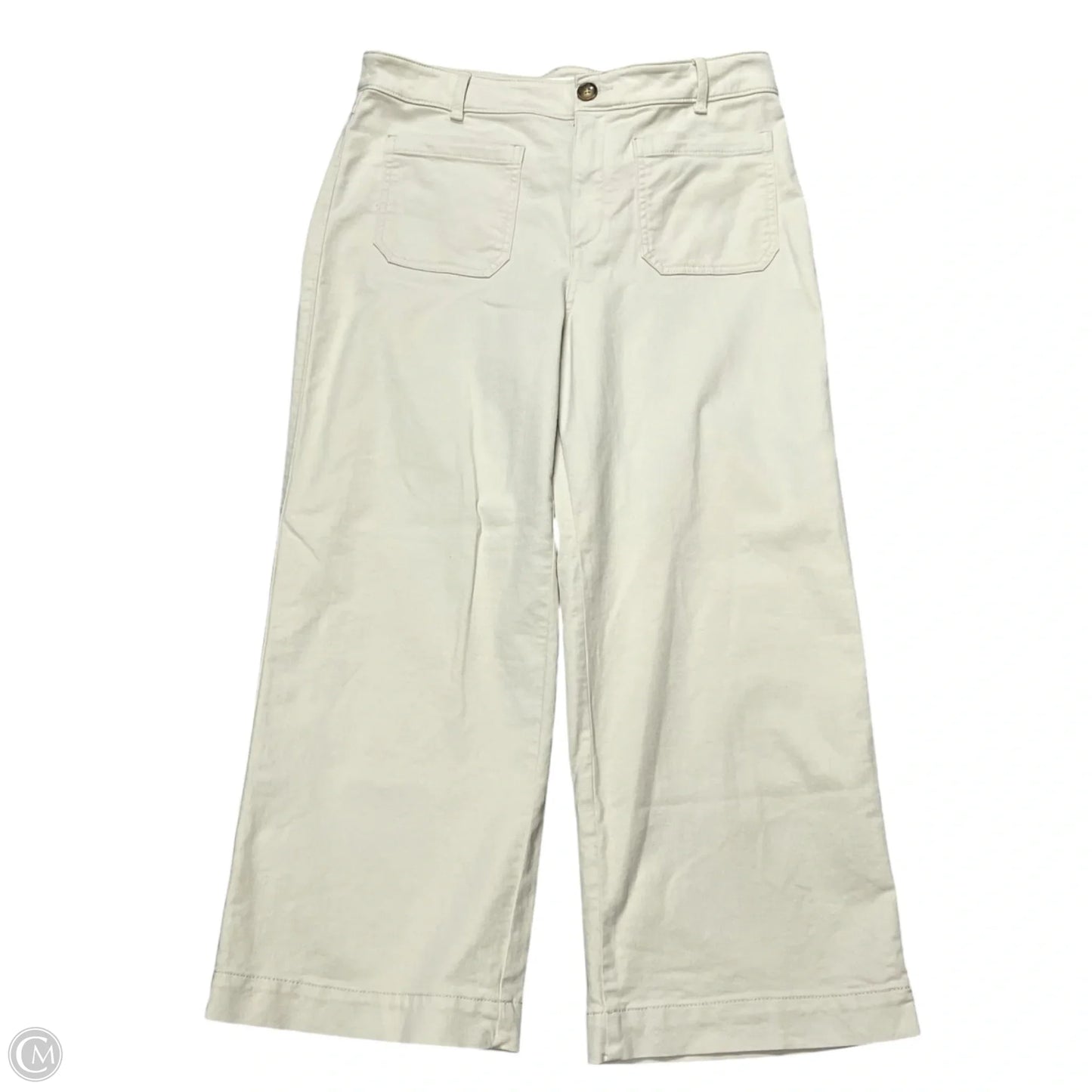 Jeans Wide Leg By Loft In Tan Denim, Size: 12