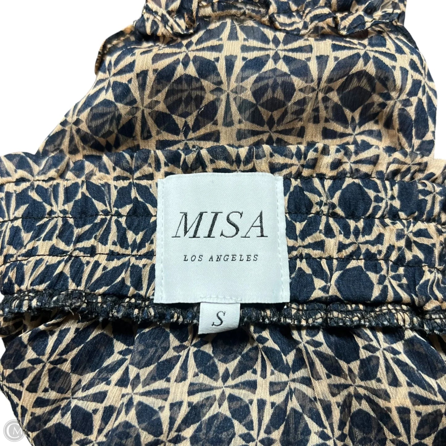 Skirt Designer By Misa In Blue & Tan, Size: 4