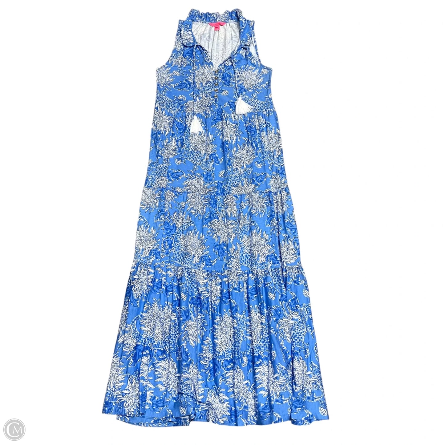 Dress Designer By Lilly Pulitzer In Blue & White, Size: Xs