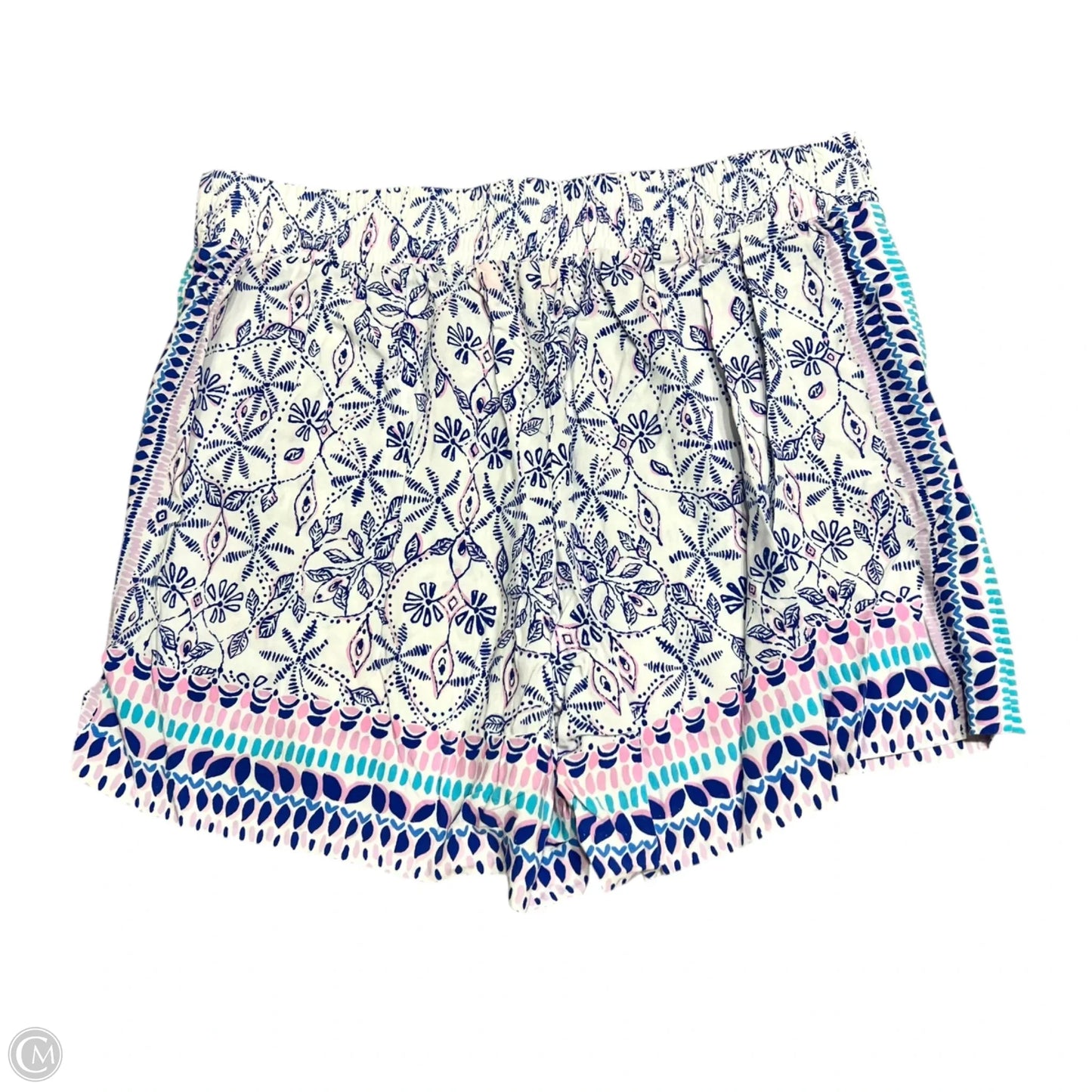 Shorts Designer By Lilly Pulitzer In Blue & White, Size: 8