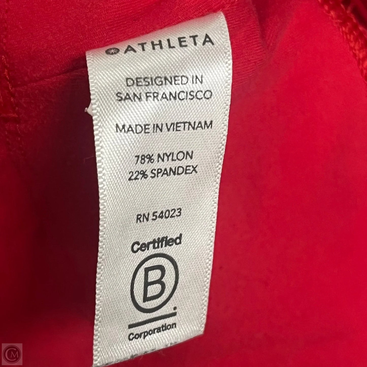 Athletic Leggings By Athleta In Red, Size: Xxs