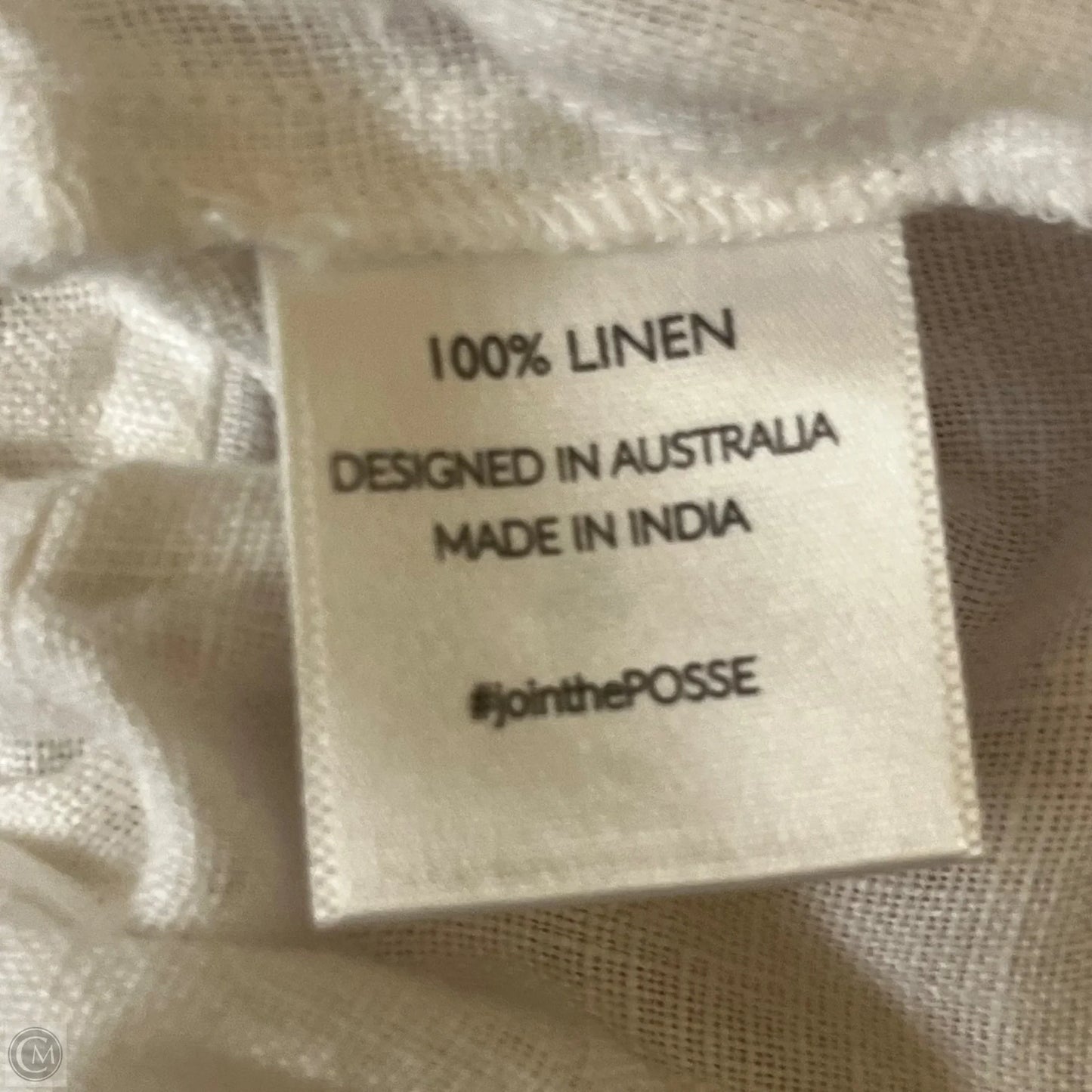 Pants Linen By Posse In White, Size: S