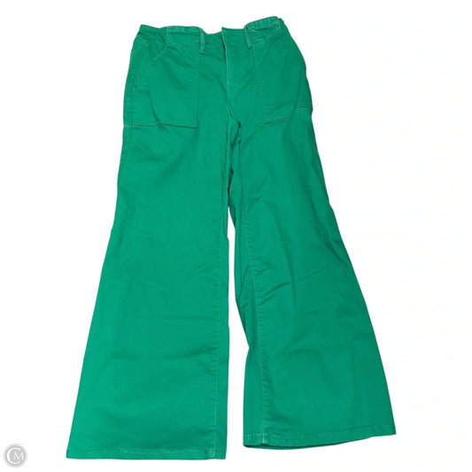 Jeans Wide Leg By Draper James In Green Denim, Size: 4