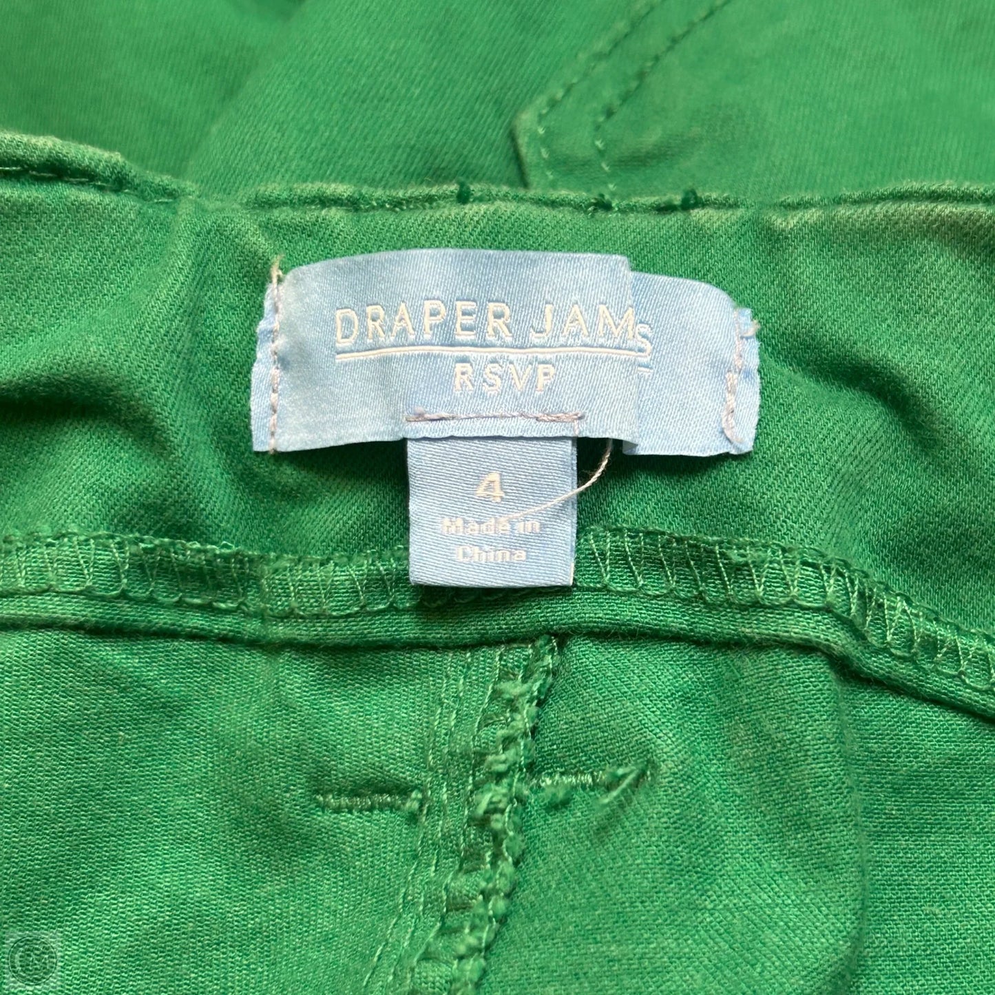 Jeans Wide Leg By Draper James In Green Denim, Size: 4