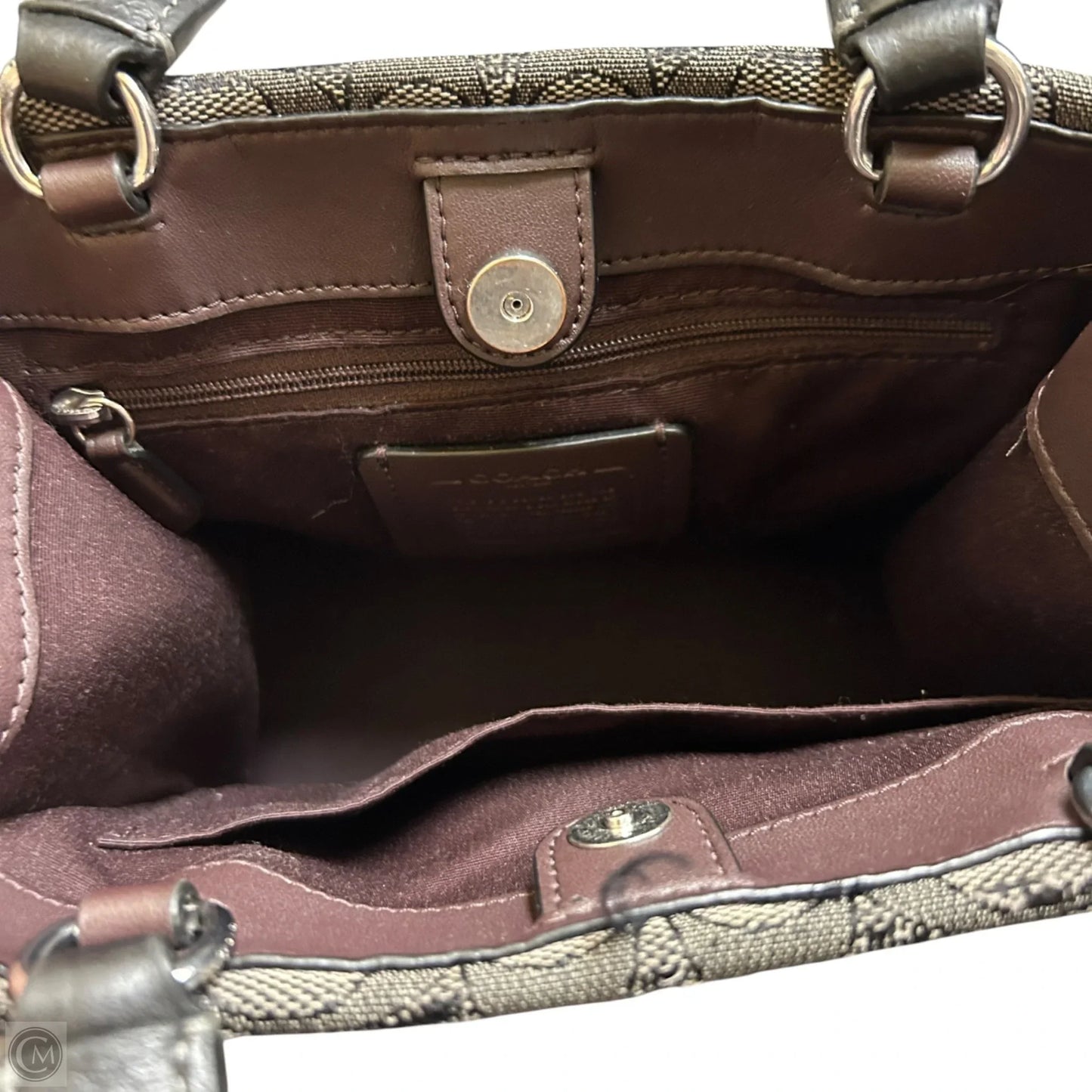 Handbag Designer By Coach, Size: Medium
