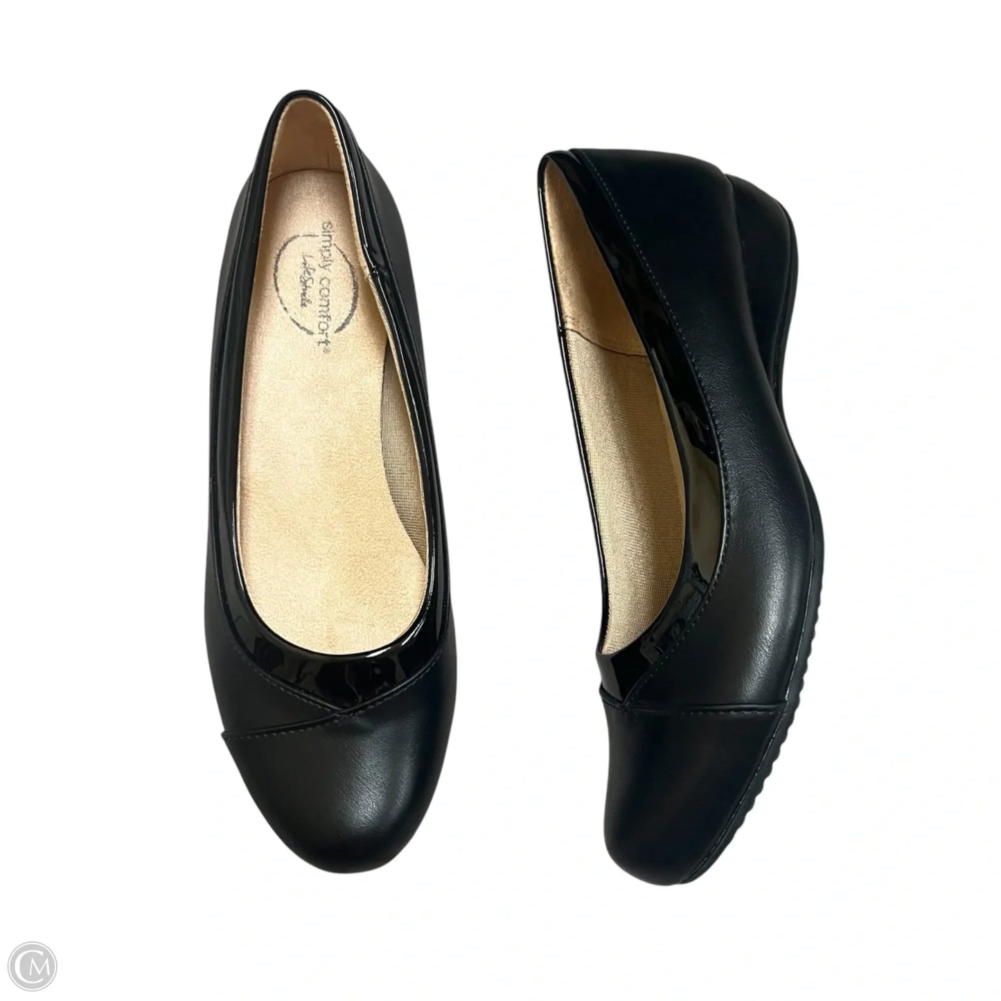 Shoes Heels Wedge By Life Stride In Black, Size: 7