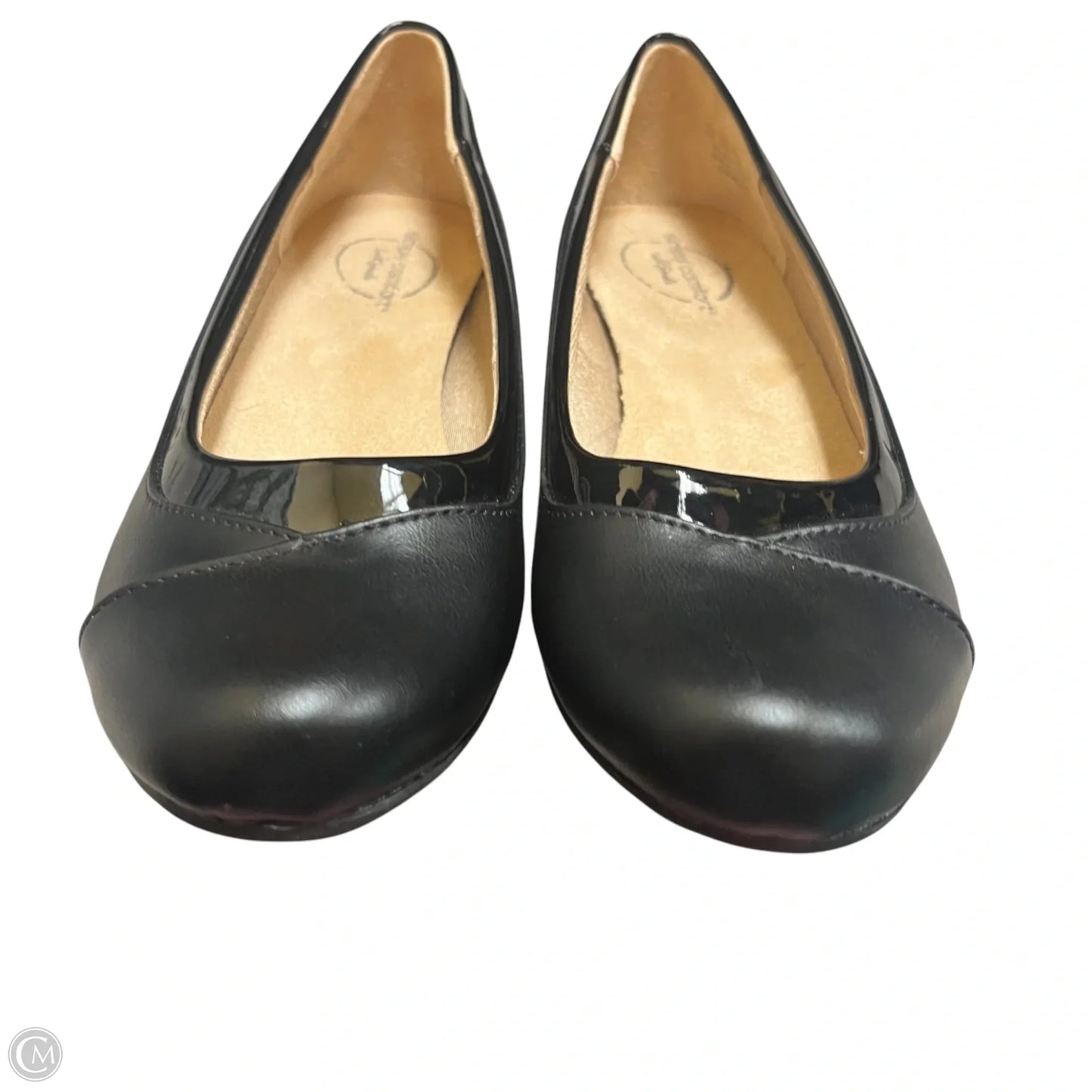 Shoes Heels Wedge By Life Stride In Black, Size: 7