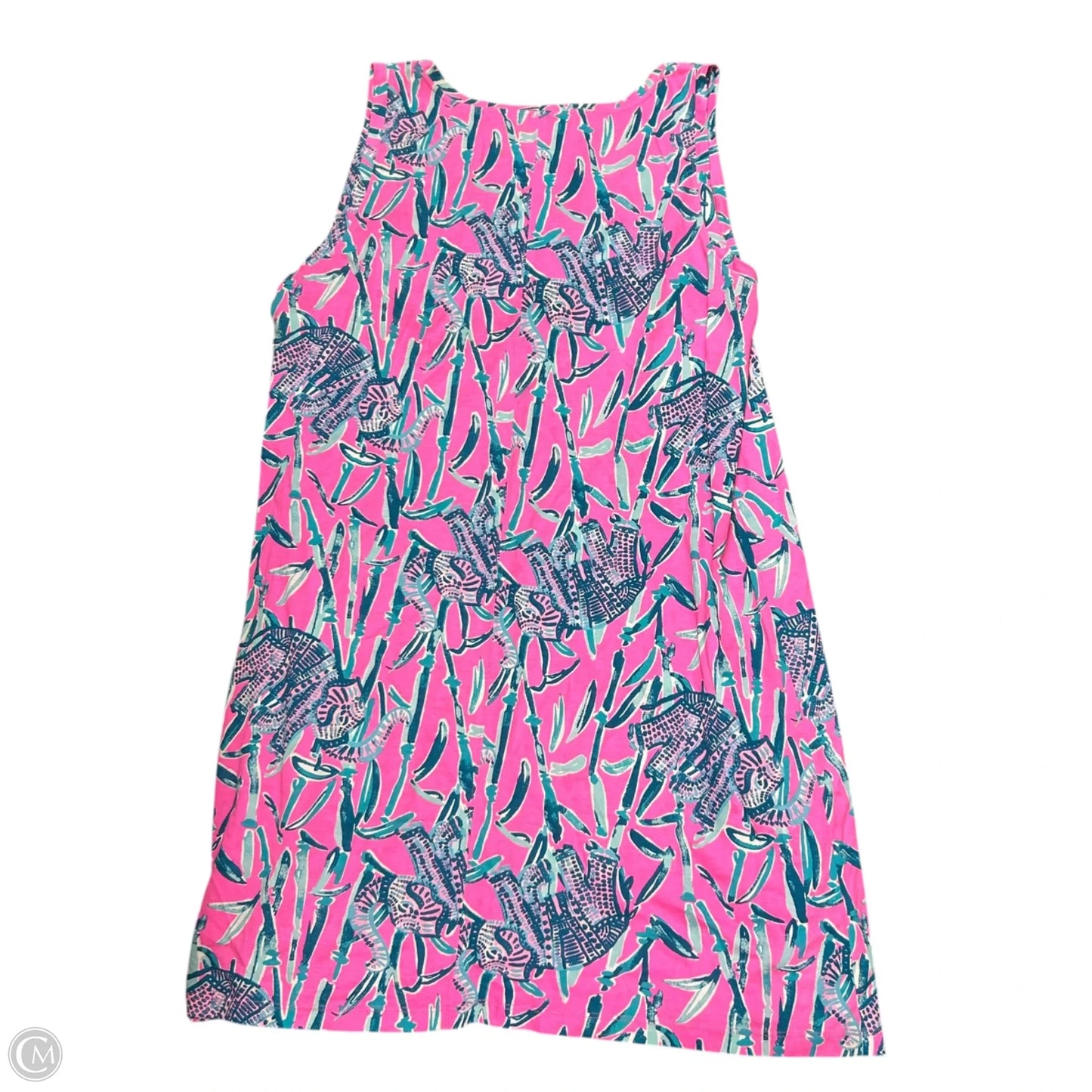 Dress Designer By Lilly Pulitzer In Blue & Pink, Size: Xl