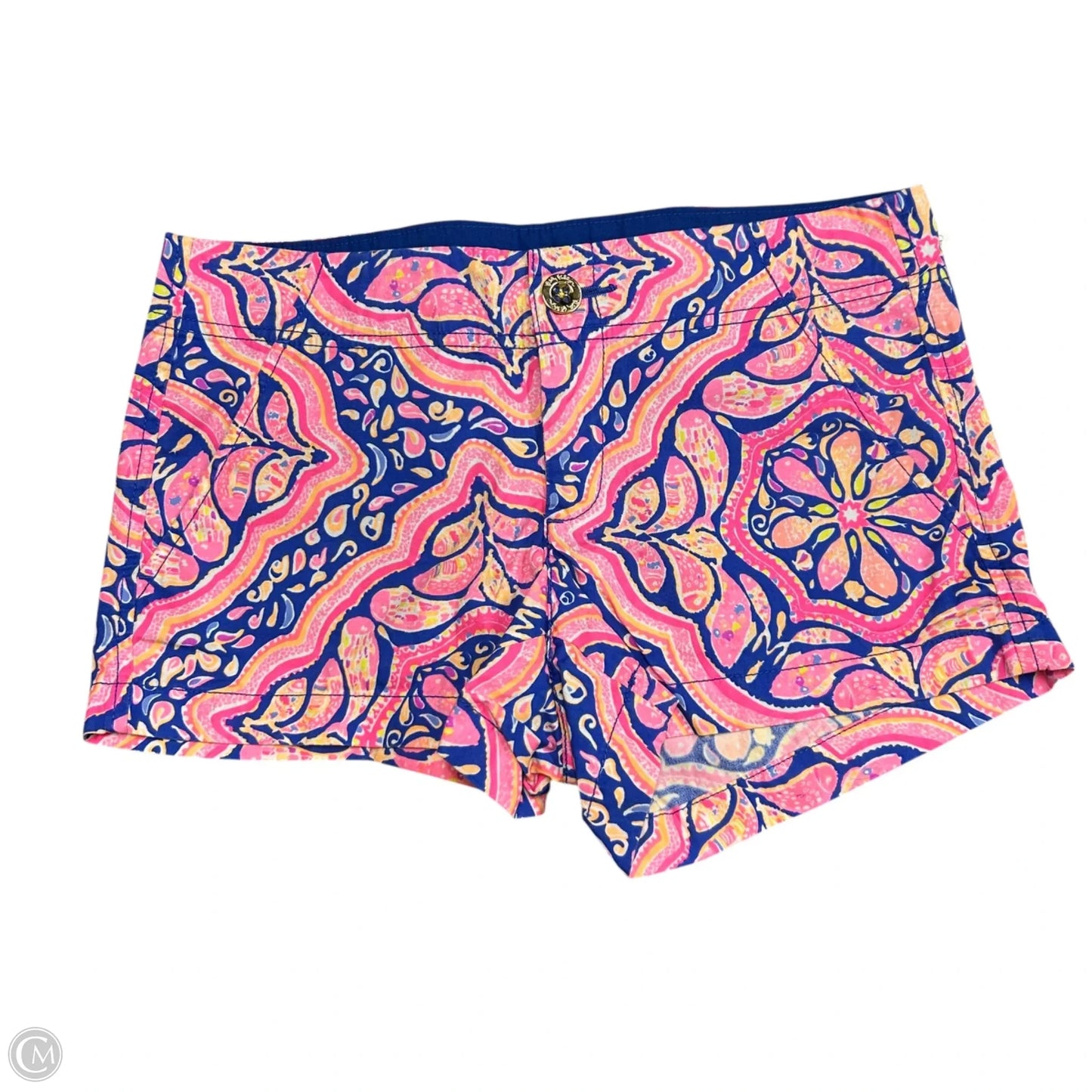 Shorts Designer By Lilly Pulitzer In Blue & Orange, Size: 2