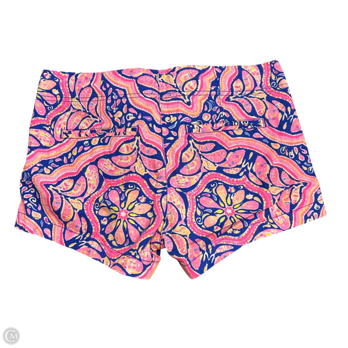 Shorts Designer By Lilly Pulitzer In Blue & Orange, Size: 2