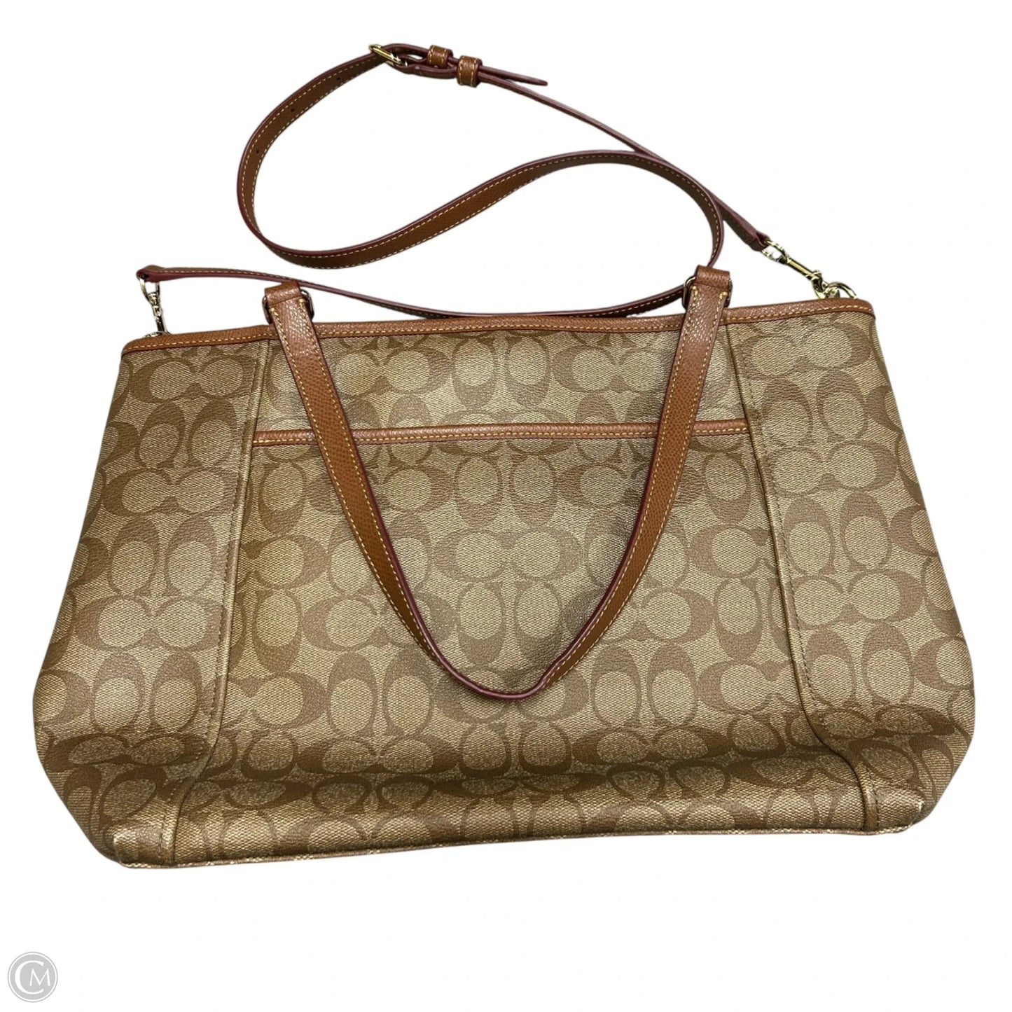 Tote Designer By Coach, Size: Large
