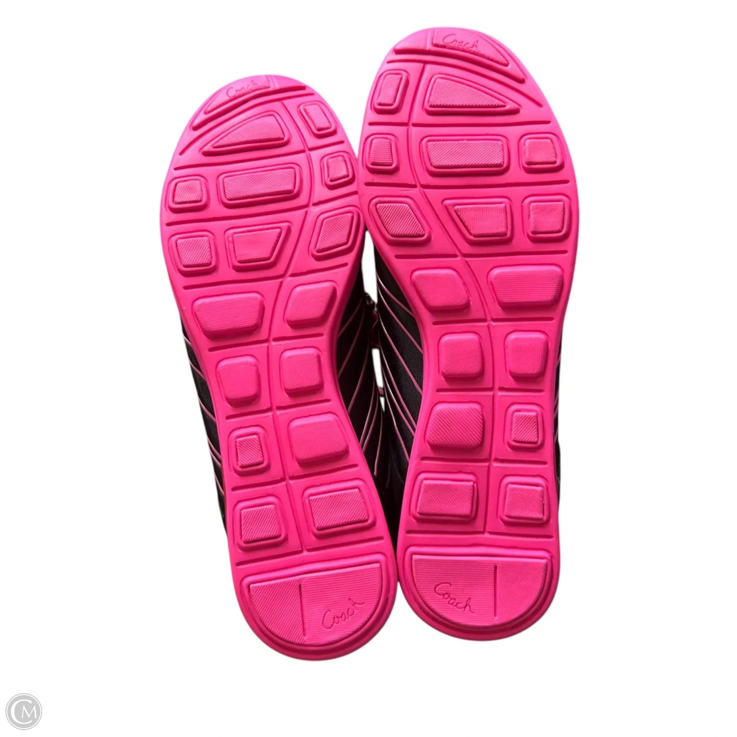 Shoes Designer By Coach In Black & Pink, Size: 9