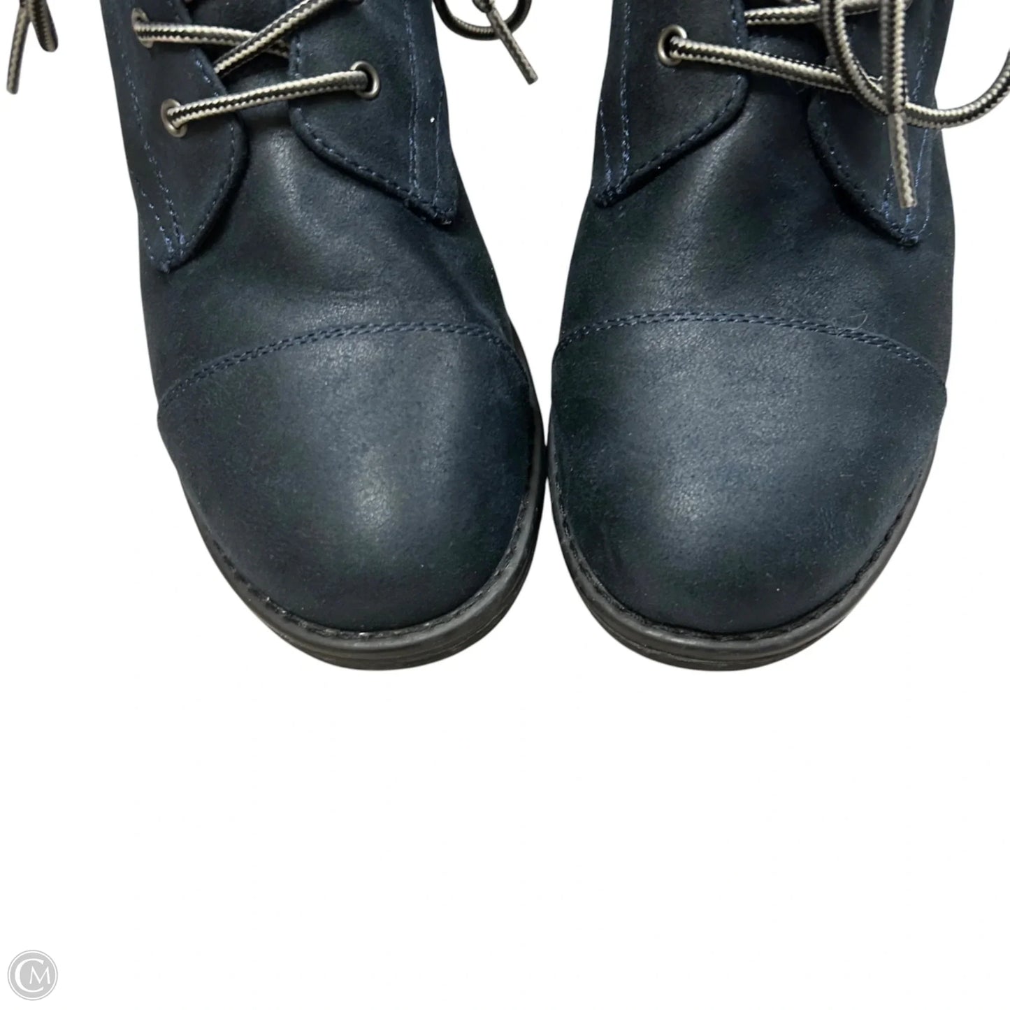 Boots Combat By Cliffs By White Mountain In Blue, Size: 9